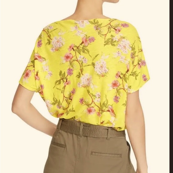 Floral Ralph Lauren Linen Tee Size XS - Picture 2 of 8